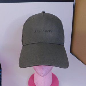 All Saints Olive Ball Cap Strap Back